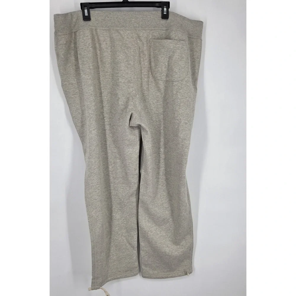 Polo Ralph Lauren Fleece Sweatpants Men XXL Gray Pony Logo Drawstring NWOT
